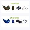 Camping Hammock with Tree Straps for Hanging, Portable Hammock with Travel Bag for Garden Outdoor Indoor Patio Backyard, 8.5x4.6 FT view 2