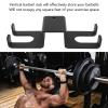 Barbell Holder, Vertical Storage Rack Vertical Barbell Hanger Rack Hook Attachments Home Gym Equipment Squat Rack Storage Hooks for Home Gym Accessories view 3