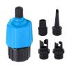 Lybunair Paddleboard Pump Adapter Accessories Air Valve Pump Adapter with 4 Air Valve Nozzles for Inflatable Boat Dinghy Kayak (Blue) view 1