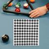 Toddmomy 1sheet Billiard Table Marking Dots Stickers Cloth Spots for Snooker and Pool Eye-catching Design for Game Precision and Easy Positioning view 2