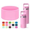 Mokoart Silicone Boot Compatible with YETI Kids Water Bottle 12 oz and Rambler 18 oz Bottle, Anti-Slip Sleeve Bottom Protector Accessories for YETI Rambler 12/18oz (Power Pink) view 1
