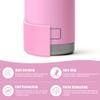 Mokoart Silicone Boot Compatible with YETI Kids Water Bottle 12 oz and Rambler 18 oz Bottle, Anti-Slip Sleeve Bottom Protector Accessories for YETI Rambler 12/18oz (Power Pink) view 3