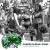 Cheerleader Aerobics Pom Poms Pompoms for Dance Party School Sports Outdoor Product (Green+Gold) view 4