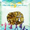 Akozon Cheerleader Aerobics Pom Poms Pompoms for Dance Party School Sports Outdoor Product (Gold+Silver) view 3