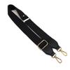Like Dreams Purse Strap | Black Wide Adjustable Crossbody Strap for Handbags, Totes, Mini Bags, Guitar Style | 1.5 Shoulder Bag Strap with Gold Hardware view 3
