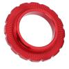 Akozon Centerlock Lockring Center Lock Wheelset Hub Shaft Disc Rotor Lock Ring for Mountain BikeBlack Outdoor Product (Red)