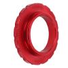 Akozon Centerlock Lockring Center Lock Wheelset Hub Shaft Disc Rotor Lock Ring for Mountain BikeBlack Outdoor Product (Red) view 2