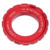 Akozon Centerlock Lockring Center Lock Wheelset Hub Shaft Disc Rotor Lock Ring for Mountain BikeBlack Outdoor Product (Red) view 3