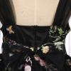 Floral Flower Girl Dress: Dresses for Baby Girls, Embroidery Flower Girl Lace Dress for Kids Wedding Pageant Party Communion Dresses Princess Bridesmaid Birthday Formal Maxi Gown Black 12-18 Months view 4