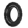 Akozon Centerlock Lockring Center Lock Wheelset Hub Shaft Disc Rotor Lock Ring for Mountain BikeBlack Outdoor Product (Black)