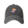 Beautiful Girl with Hamster Baseball Cap for Women Mens Hats Retro Mesh Caps Dad Hat Deep Heather view 1