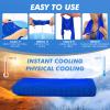 CSITE 3 Pack Cooling Towels (47"x12") for Neck and Face, Ice Towel for Hot Weather, Soft Breathable Chilly Gym Towels, Microfiber Towel for Work Out, Yoga, Running, Camping & More Activities view 2