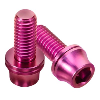 SUPVOX Bottle Cage Bolt Kit Titanium Alloy Bolt Washer Set for Water Bottle Holder Bike