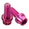 SUPVOX Bottle Cage Bolt Kit Titanium Alloy Bolt Washer Set for Water Bottle Holder Bike view 1