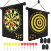 Magnetic Dart Board Set for Kids with 12 Darts - Indoor/Outdoor Safe Games for Boys & Girls Teens, Birthday Gifts Game Room Decor Toys view 1