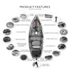 SEAFLO Fishing Kayak RPA105 | Neptune 10'5" view 3