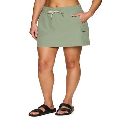 Avalanche Women's Ripstop Skort Quick Drying Woven Golf Skirt Tennis Skirt with Inner Bike Shorts Hiking Skort with Pockets Ripstop Lily Pad XS