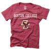 Wes and Willy NCAA Girls S/S Blended Tee,Boston College Eagles,3T,Wine view 1