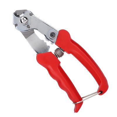 POENVFPO Cable Cutter Multi Function Cable Cutter Repair Tool, Silver & Red Spoke Wire Cutter, 0.6 X 0.2 X 0.07inch Cable Cutter, Brake Wire CutterBike Brake