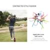Tee RingCartoon Tee HangerGolf Ring with Strap, 6Pcs Plastic Rubber Material Cartoon Ring Anti Lost Easy Carry HolderTees (Blue + Gray) view 3