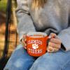 Logo Brands NCAA Clemson Tigers 15oz Stripe Mug - Team Logo, Inside Print, Standard Handle, Microwave & Dishwasher Safe view 2