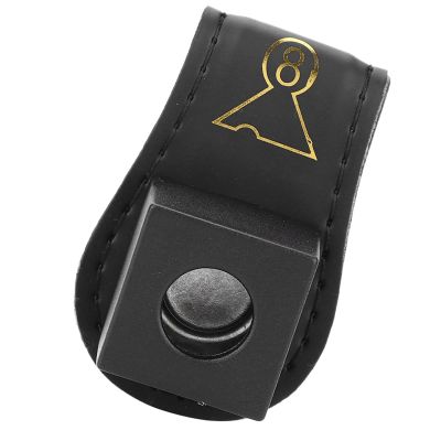 POENVFPO Billiard Chalk HolderChalk Holder with Belt ClipMagnetic Billiard Chalk Holder, 7 X 5 X 4.5cm Leather Wearable and Billiard Chalk Holder Sealed Bag Magnetic Magnetic