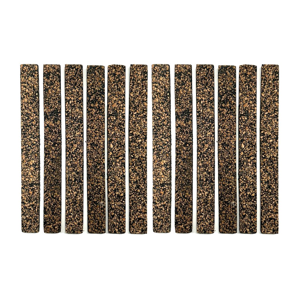 Duck Call Rubberized Cork Strip Sets 4 inch Rubberized Cork Strips for cutdown Style Duck Calls (18, 3/8 x 1/8 x 4 inch)