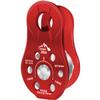 AINIKEY Fixed Plate Micro Pulley, 28KN CE Certified General Purpose Small Aluminum Rope Pulleys Slack Tender for Hauling/Rigging/Climbing/Aloft Work/Rappelling etc (One Unit (28KN Pulley Red)) view 1