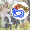 POENVFPO Fitness Fitness Training RingChildren Hanging Ring, A Pair of Adjustable Exercise Hanging, 300KG Maximum LoadBearing, Exercise Ringfor Home Gym, Strength TrainingElbow Braces view 3