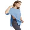 7 VEILS Unisex Post Surgery Recovery Tshirt Chest Port Access Chemo Shirt Men & Women Adaptive Clothing (Blue -XL) view 1