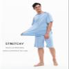 7 VEILS Unisex Post Surgery Recovery Tshirt Chest Port Access Chemo Shirt Men & Women Adaptive Clothing (Blue -XL) view 2