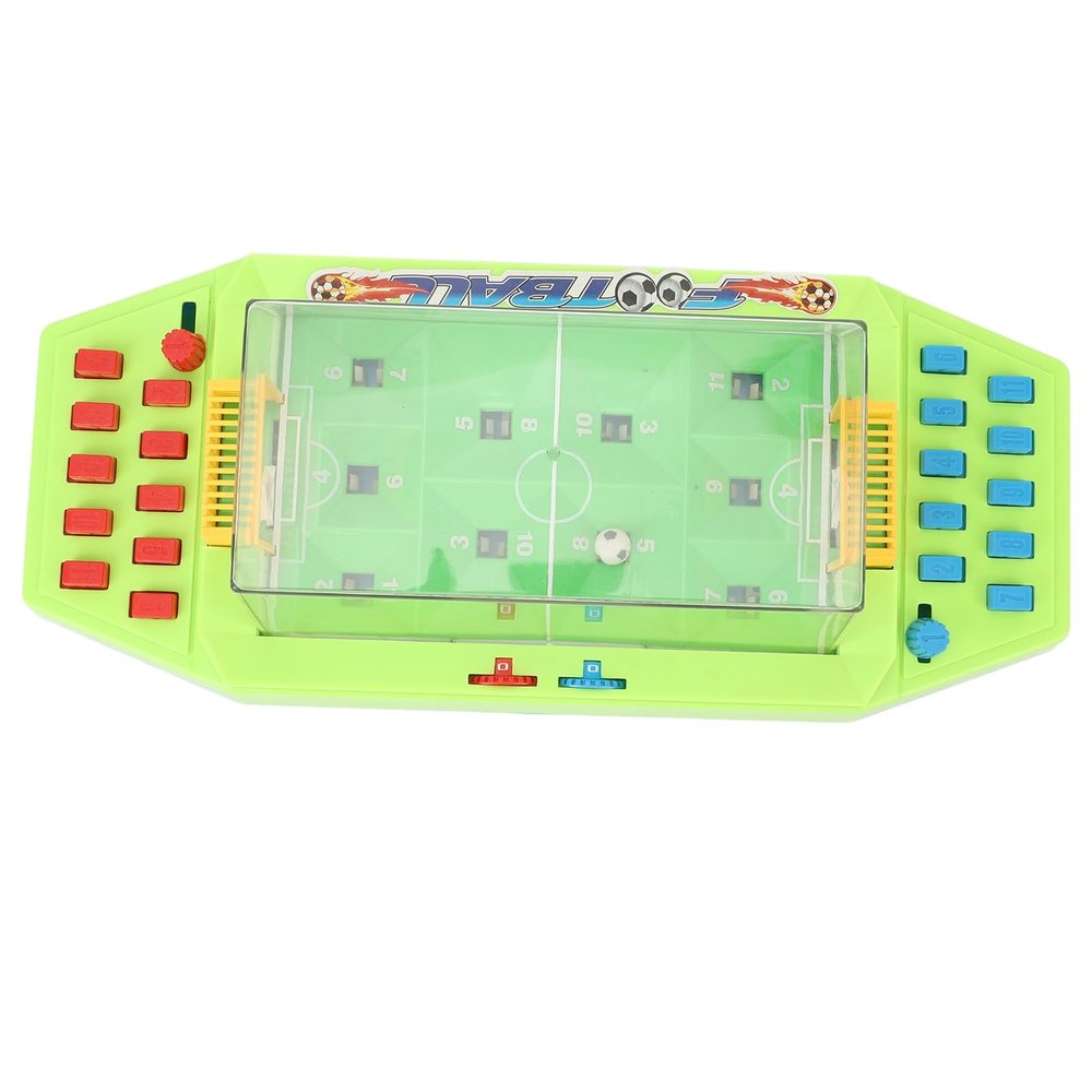 CDQL Mini Tabletop Soccer Game Set - Table Top Foosball Desktop Sport Board Game - 2 Player Bouncing Soccer Toy - for Adults Kids Family Game