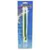 C&H Lures Alien Lure, Green/Chartreuse Nylon Hair Skirt, Concave Head, Hologram Eye, 7.5 inches view 2