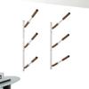 SPAREHAND Premium Edition: All Climate Wall Mount Hybrid Rack for SUPs and Kayaks - 3 Tier Storage Rack Shelf for Garage Storage and Display (All Natural Sand) view 2