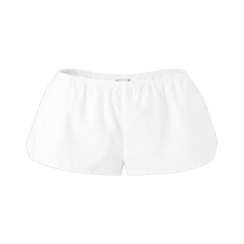 florence by mills Womens Over The Moon Eyelet Shortie White XX-Small