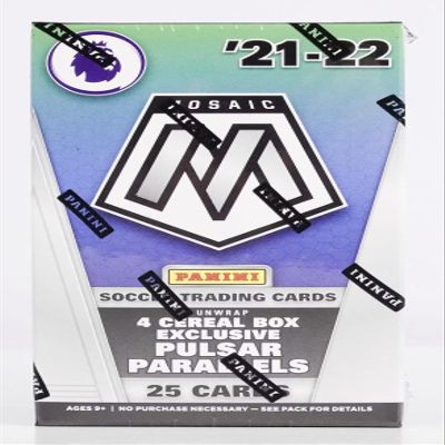Panini Mosaic 21-22 Premier League Cereal Box