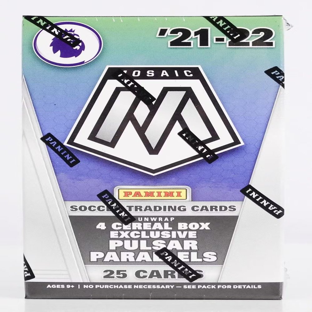 Panini Mosaic 21-22 Premier League Cereal Box