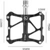 RhLLvJ Pedals Bike Peddles Bike Accesories Mountain Bike Accessories Flat Pedals view 2