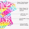Girls Long Sleeve Swimsuit Mermaid One Piece Ruffle Swim Suits Kids UPF 50+ Sun Protection Bathing Suits 5t 6t Swimsuit Girl view 3