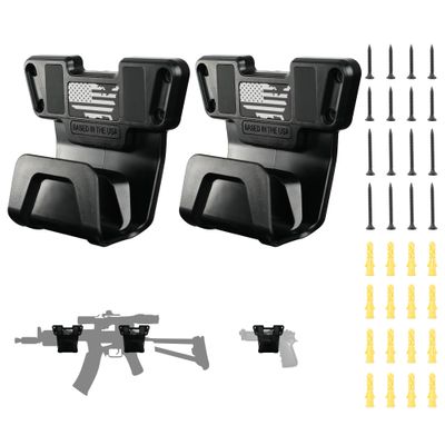 weneasker Gun Accessories, Gun Magnet Mount, 2 Pack, Bearing 60LBS, Magnetically Fixed, Suitable for Pistols, Rifles, Shotguns, Vehicles, Trucks, Bedrooms, and Walls
