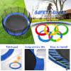 BIWKONI Trampoline Spring Cover Safety Protection Replacement Surround Pad Trampoline Accessories Waterproof Anti-Collision,8FT view 3
