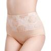 HEJIGOOD Plus Size Womens High Waist Underwear,Full Coverage Tummy Control Briefs,Postpartum Panties,5-Pack,Beige(L-5XL) (Beige,XX-Large) view 4