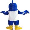 Blue-and-White Hawk Eagle Mascot Costume Adult Size for Men & Women with Built-in Fan Inside the Head view 3