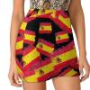 Grunge Flag Spain Women's Athletic Tennis Skirt with Pocket Golf Active High Waisted Skirts for Sports Gym view 2
