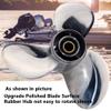 AQUAMAN 9.25x11 Outboard Propeller fit Mercury Engine 9.9/15/20HP Tohatsu Engine 9.9/15/18HP 14 Spline view 4