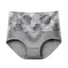 HEJIGOOD Plus Size Womens High Waist Underwear,Full Coverage Tummy Control briefs,Postpartum Panties,5-Pack,L-5XL (Beige/Gray/Black,4X-Large) view 3