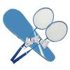 Lightweight, Portable Badminton Rackets Set for Adults and Teenagers (Sky Blue view 1