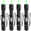 [4 Packs] Professional Rechargeable Green Laser Pointer High Power Green Beam Laser Light Long Distance Range For TV/LED/LCD Screens Tactical Flashlights Presentation Office/Outdoors/Astronomic [002] view 1
