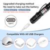 [4 Packs] Professional Rechargeable Green Laser Pointer High Power Green Beam Laser Light Long Distance Range For TV/LED/LCD Screens Tactical Flashlights Presentation Office/Outdoors/Astronomic [002] view 3