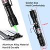 [4 Packs] Professional Rechargeable Green Laser Pointer High Power Green Beam Laser Light Long Distance Range For TV/LED/LCD Screens Tactical Flashlights Presentation Office/Outdoors/Astronomic [002] view 4
